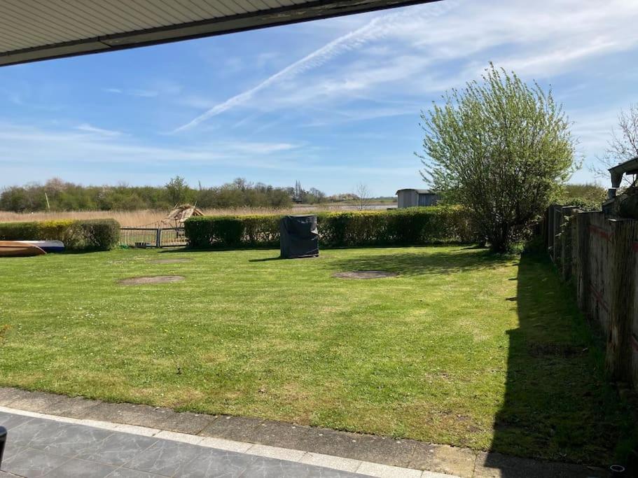 Ferienwohnung Nr. 1 Terrasse Bodden Kanu Bootssteg Zudar 외부 사진